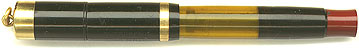 Dunn pen with two-piece cap