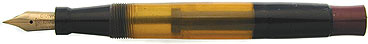 Dunn pen with transparent barrel