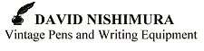 David 
Nishimura Vintage Fountain Pens & Writing Equipment