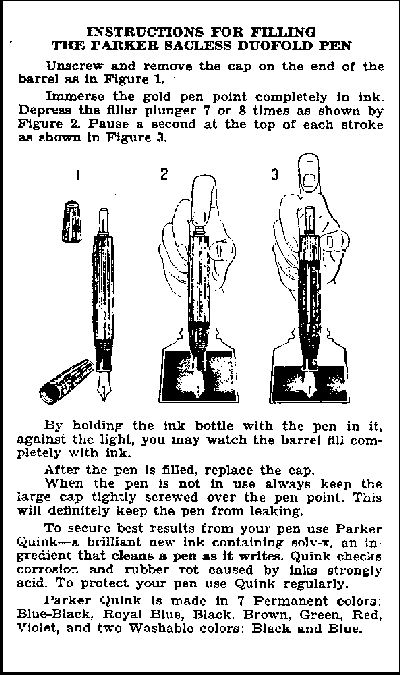 Speedline Vacumatic filling instructions