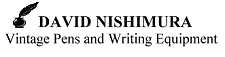 David Nishimura Vintage Fountain Pens & Writing Equipment